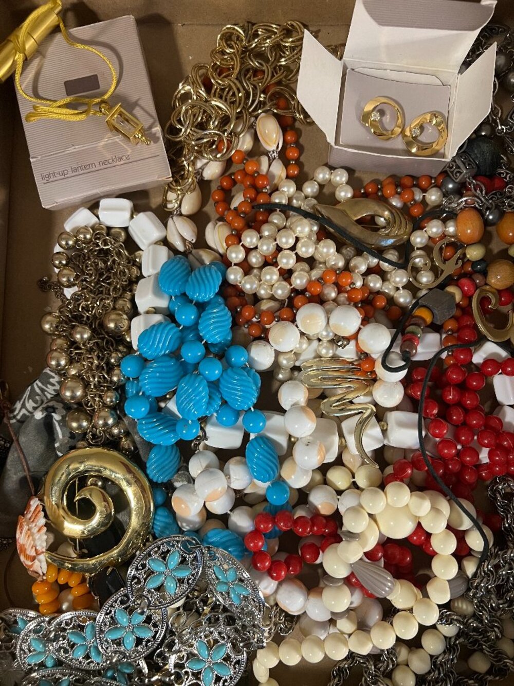 Vintage Jewelry Lot - Good/Fair - Avon and Beaded - 3lbs